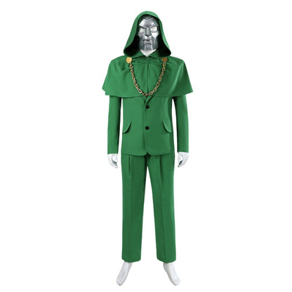 【Neu eingetroffen】Xcoser Doctor Doom Robert Downey Jr Cosplay Kostüm Maske Komplettset Halloween