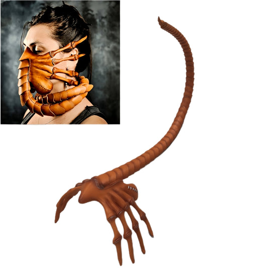 【Neu eingetroffen】Xcoser 2024 Alien: Romulus Popcorn-Eimer Facehugger-Maske Latex Cosplay Requisiten Halloween