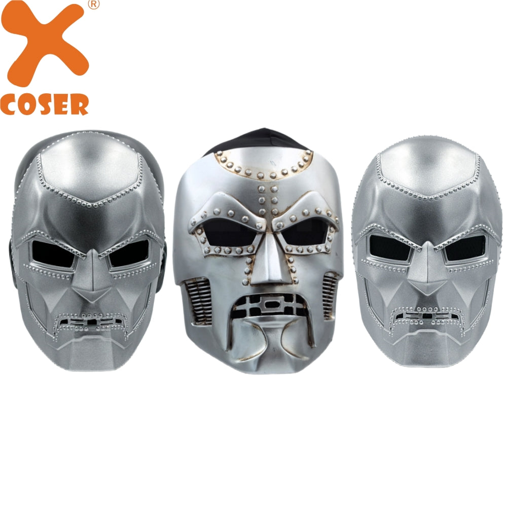 【Neu eingetroffen】Xcoser Doctor Doom Cosplay Maske Prop Harz Film Replik Erwachsene/Kinder Halloween