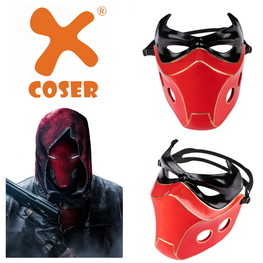 【Große Promotion】Xcoser Titan 3 Jason Todd Red Hood Maske Harz Cosplay Maske Erwachsene Halloween Cosplay