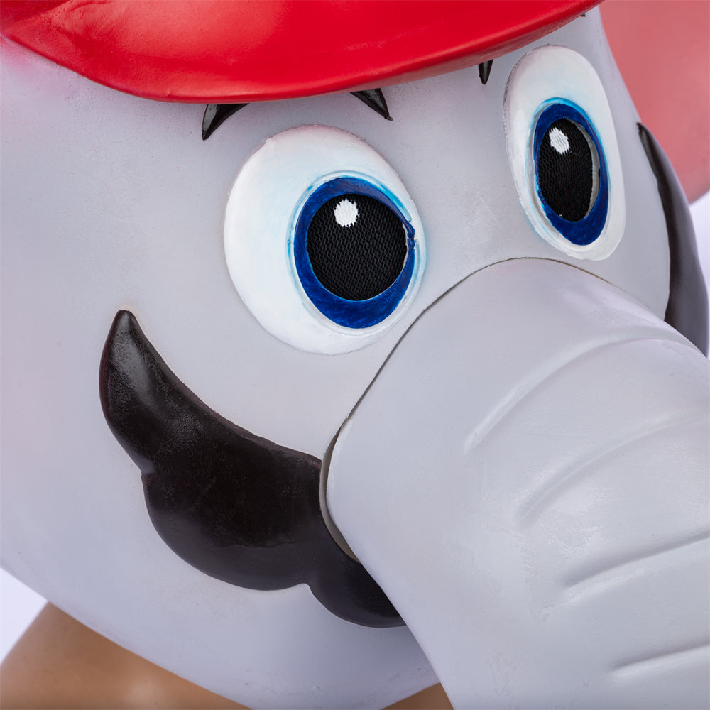 【Große Promotion】Xcoser Super Mario Bros Elefantenmaske Latex