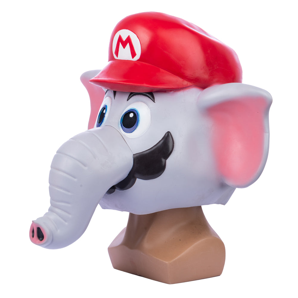 【Große Promotion】Xcoser Super Mario Bros Elefantenmaske Latex