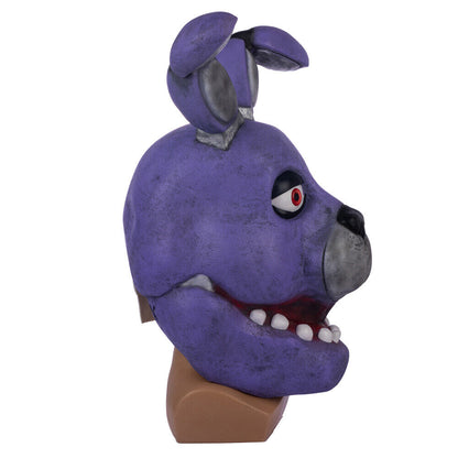 Xcoser Five Nights at Freddy's Bonnie Rabbit Cosplay Masken Latex Vollkopf Erwachsene Halloween