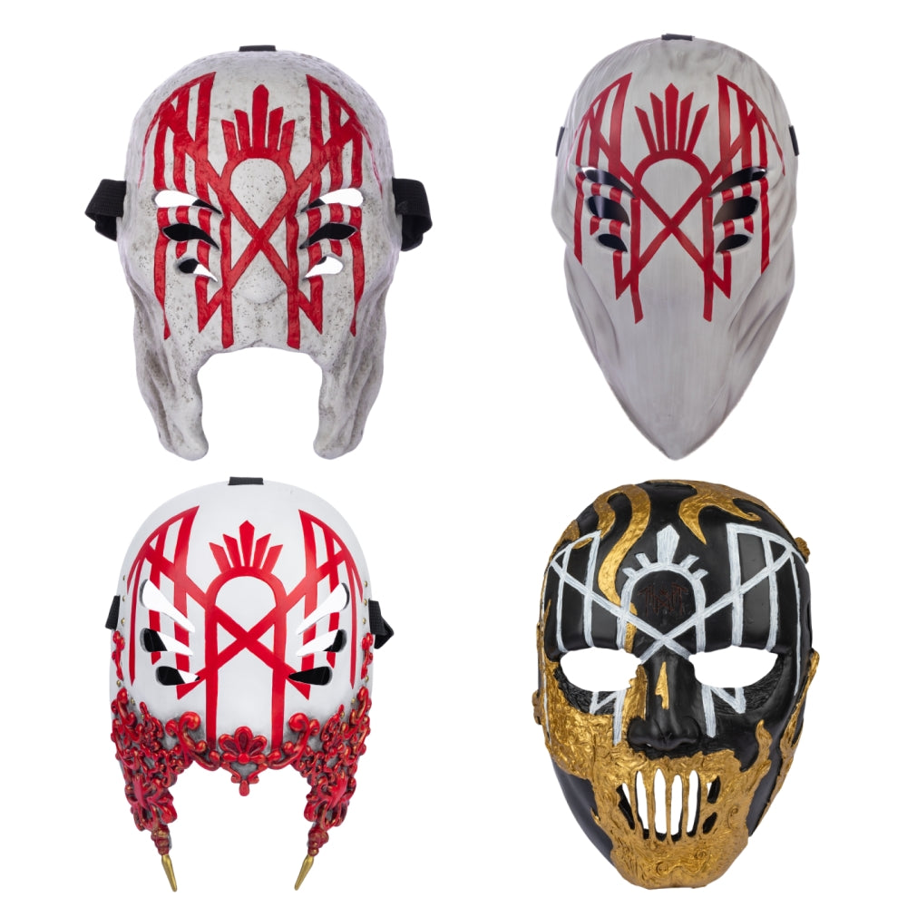 【Neu eingetroffen】Xcoser Rock Band Sleep Token Maske Pauldron Schulterpanzer Cosplay Requisite verstellbar