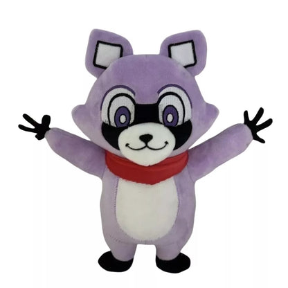 【Neu eingetroffen】Xcoser 2024 Spiel Indigo Park Rambley Raccoon Plüsch Puppe Spielzeug Weiche Angefüllte Kinder Fans Geschenk