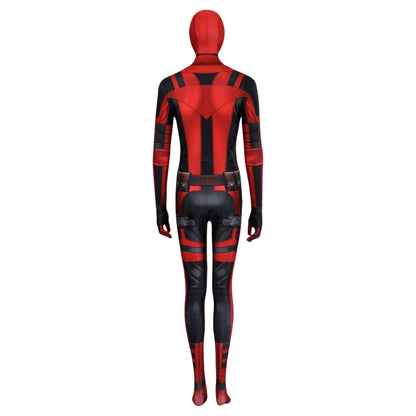 【Neu eingetroffen】Xcoser Deadpool3 Lady Deadpool Cosplay Kostüm Bruce Bodysuit Overall Halloween