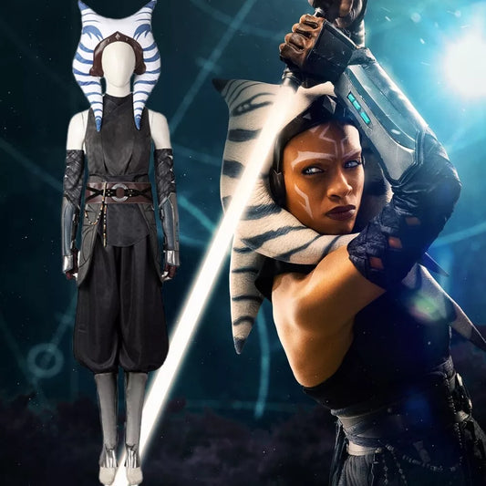 【Neu eingetroffen】Xcoser Star Wars: Ahsoka Tano Cosplay Kostüm Damen Outfit Komplettset Halloween