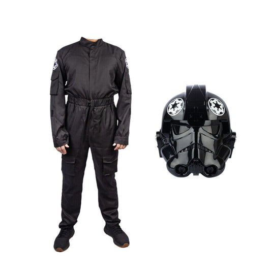 【Neu eingetroffen】Xcoser Star Wars Imperial Tie Fighter Pilot Cosplay-Kostüm & Maske