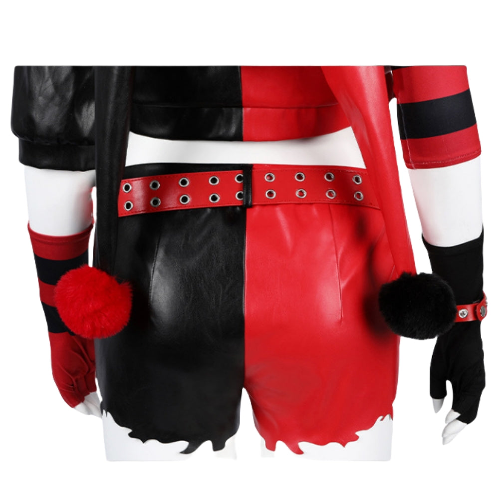 【Neu eingetroffen】Xcoser Suicide Squad ISEKAI Harley Quinn Cosplay Kostüm Perücke Outfit Halloween