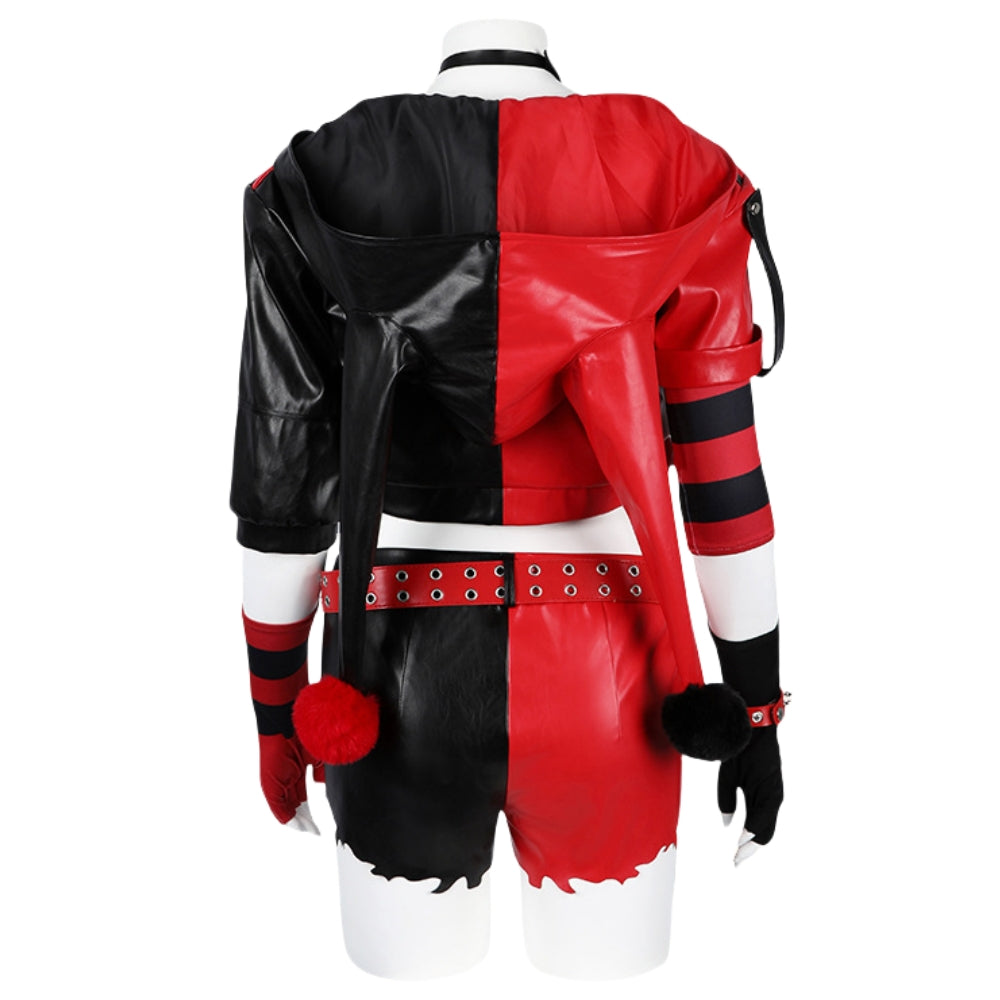 【Neu eingetroffen】Xcoser Suicide Squad ISEKAI Harley Quinn Cosplay Kostüm Perücke Outfit Halloween