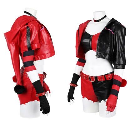 【Neu eingetroffen】Xcoser Suicide Squad ISEKAI Harley Quinn Cosplay Kostüm Perücke Outfit Halloween