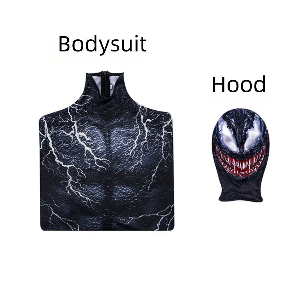 Xcoser 2024 Venom The Last Dance Venom Bodysuit Maske Superheld Cosplay Kostüm Overall