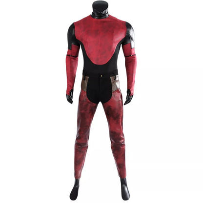 【Neu eingetroffen】Xcoser Deadpool 3 Wade Wilson Cowboy Deadpool Cosplay Kostüm Overall Komplettset