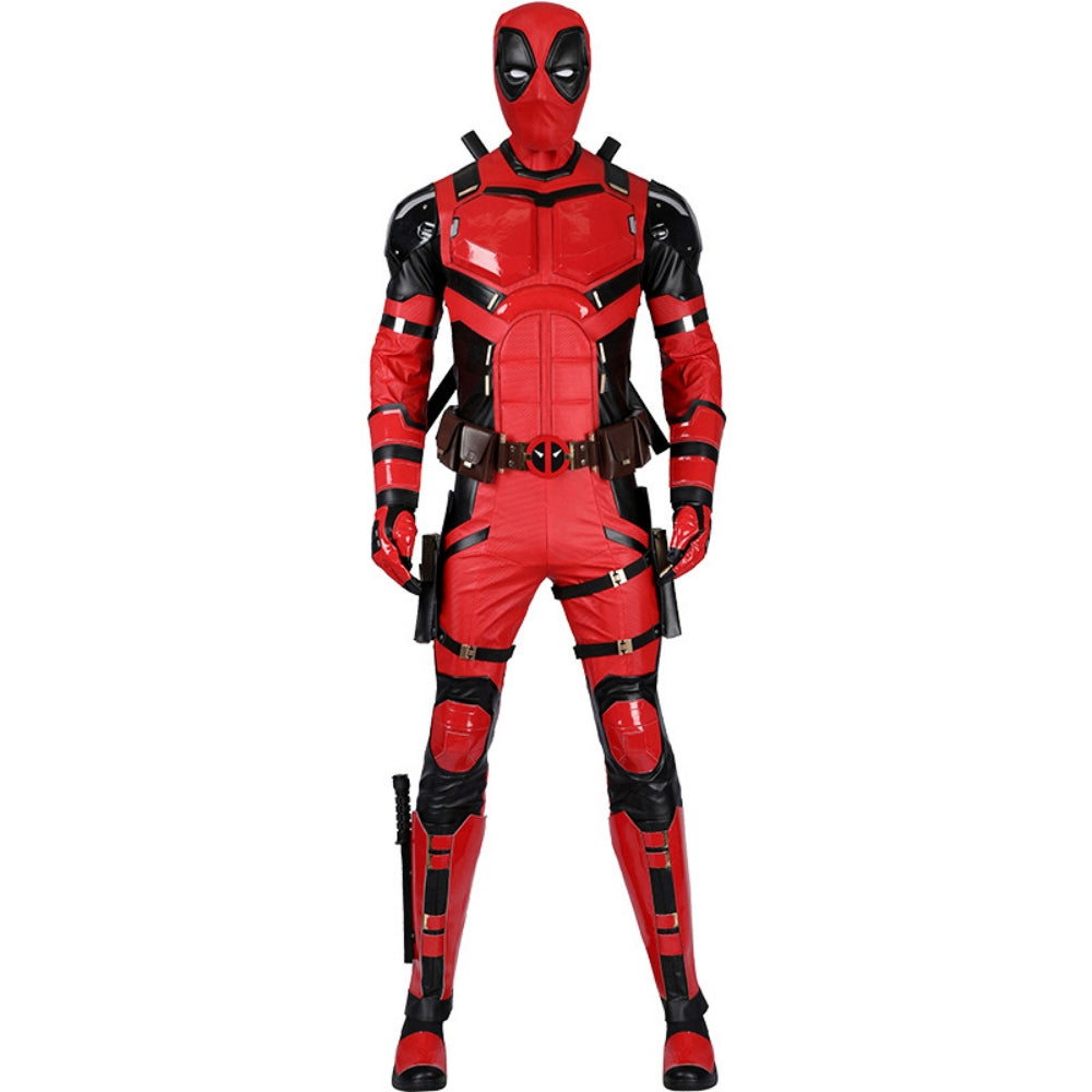 【Neu eingetroffen】 Xcoser Deadpool3 Wade Wilson Hellrot Cosplay-Kostüm