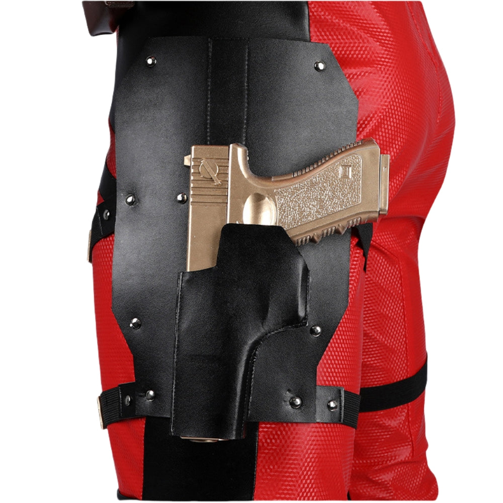 【Neu eingetroffen】 Xcoser Deadpool3 Wade Wilson Hellrot Cosplay-Kostüm