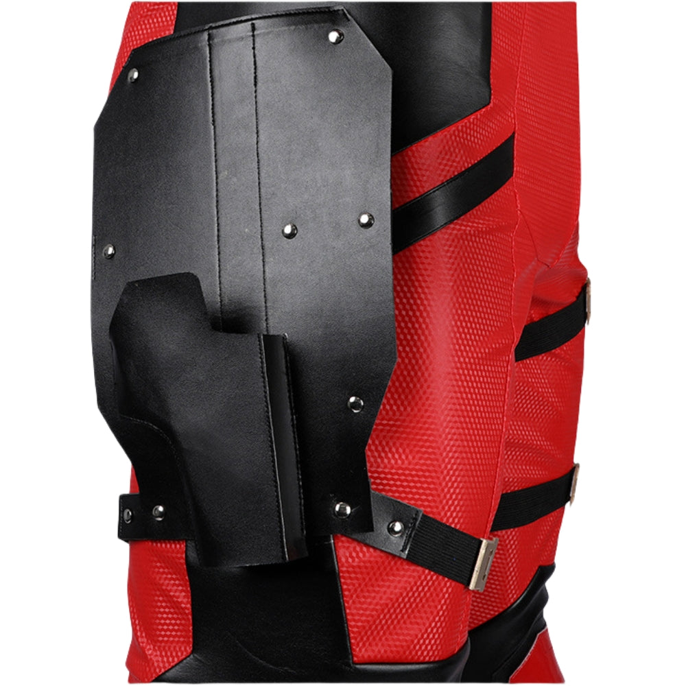 【Neu eingetroffen】 Xcoser Deadpool3 Wade Wilson Hellrot Cosplay-Kostüm