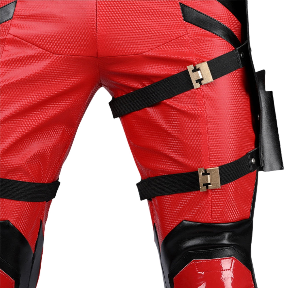 【Neu eingetroffen】 Xcoser Deadpool3 Wade Wilson Hellrot Cosplay-Kostüm