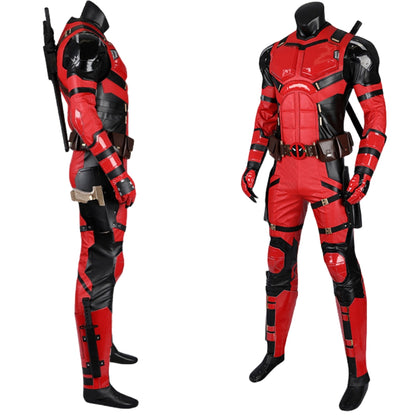 【Neu eingetroffen】 Xcoser Deadpool3 Wade Wilson Hellrot Cosplay-Kostüm