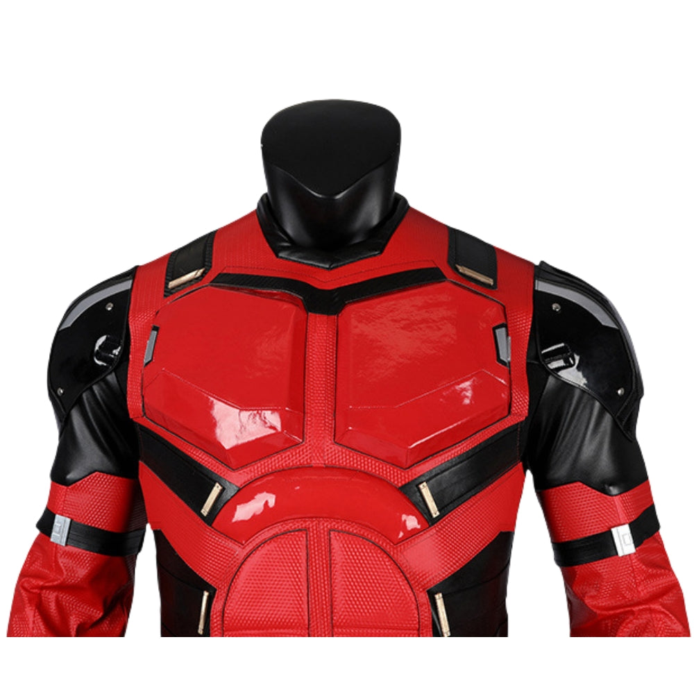 【Neu eingetroffen】 Xcoser Deadpool3 Wade Wilson Hellrot Cosplay-Kostüm