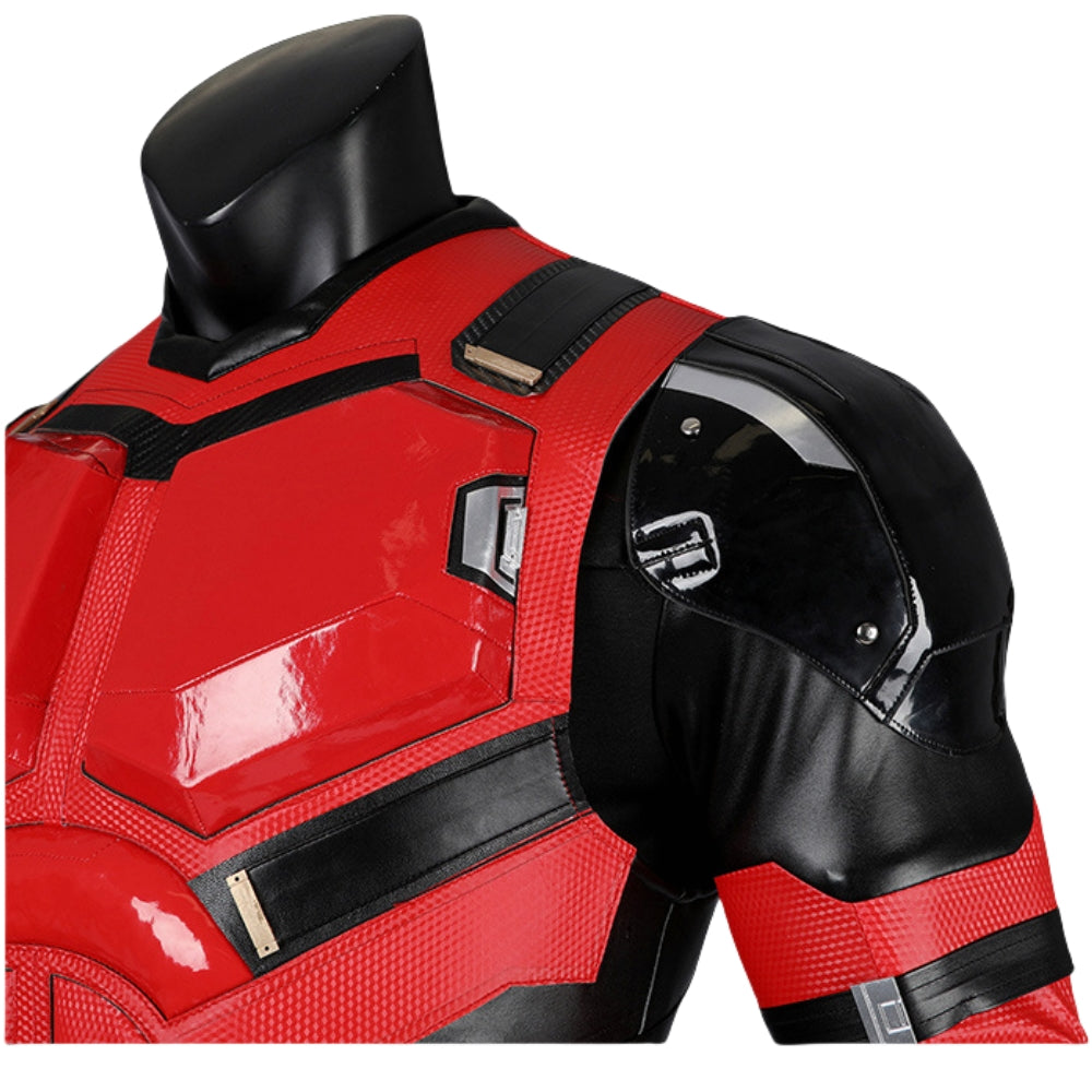 【Neu eingetroffen】 Xcoser Deadpool3 Wade Wilson Hellrot Cosplay-Kostüm