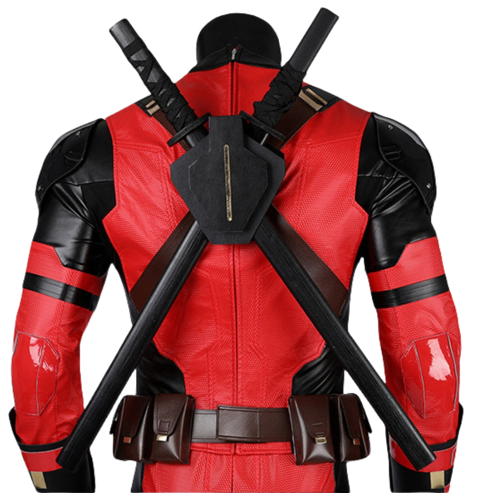 【Neu eingetroffen】 Xcoser Deadpool3 Wade Wilson Hellrot Cosplay-Kostüm