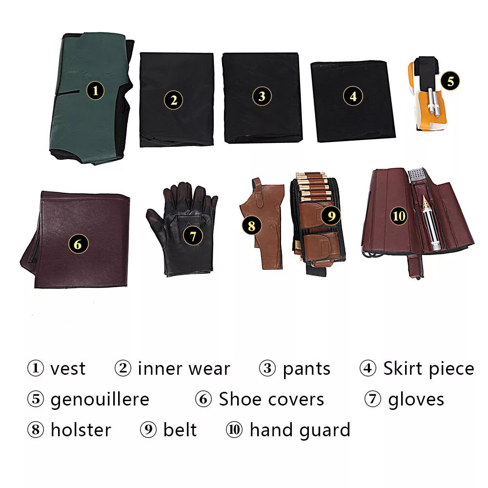 【Neu eingetroffen】Xcoser Star Wars Boba Fett Cosplay Kostüm Outfit Zubehör Komplettset Halloween