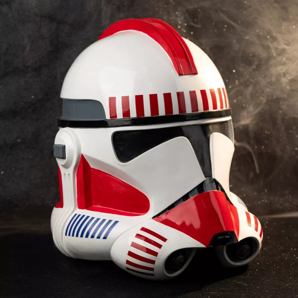 【Neu eingetroffen】Xcoser Star Wars Clone Shock Trooper Helm Cosplay Requisite Maske Harz Film Replik