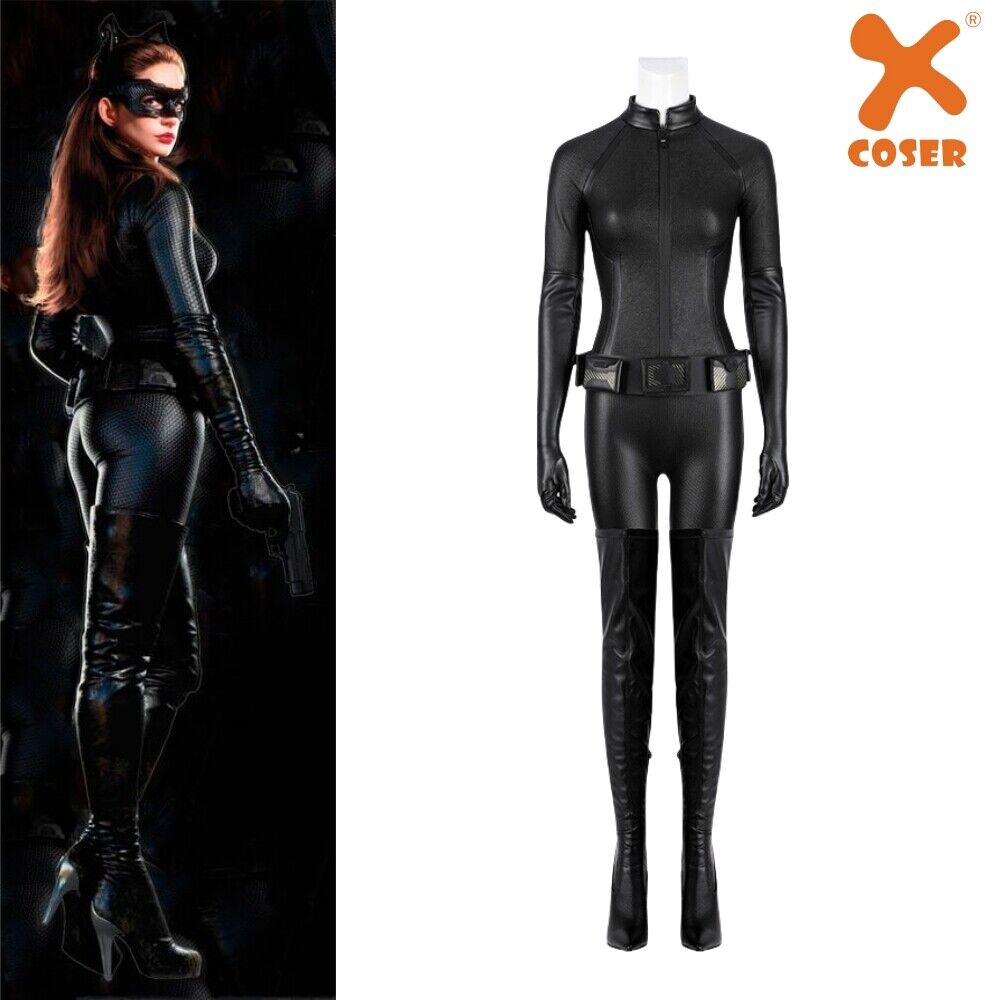 【Neu eingetroffen】Xcoser The Dark Knight Rises Catwoman Selina Cosplay-Kostüm