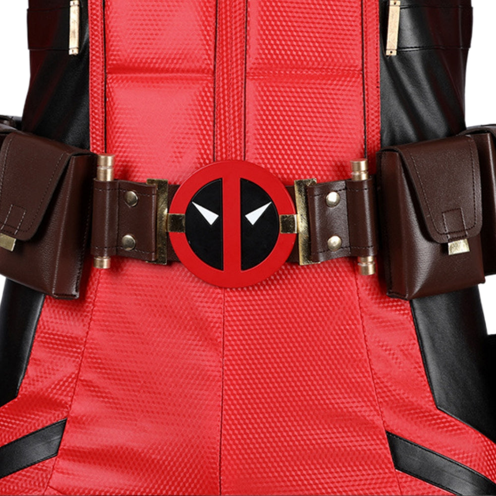 【Neu eingetroffen】 Xcoser Deadpool3 Wade Wilson Hellrot Cosplay-Kostüm