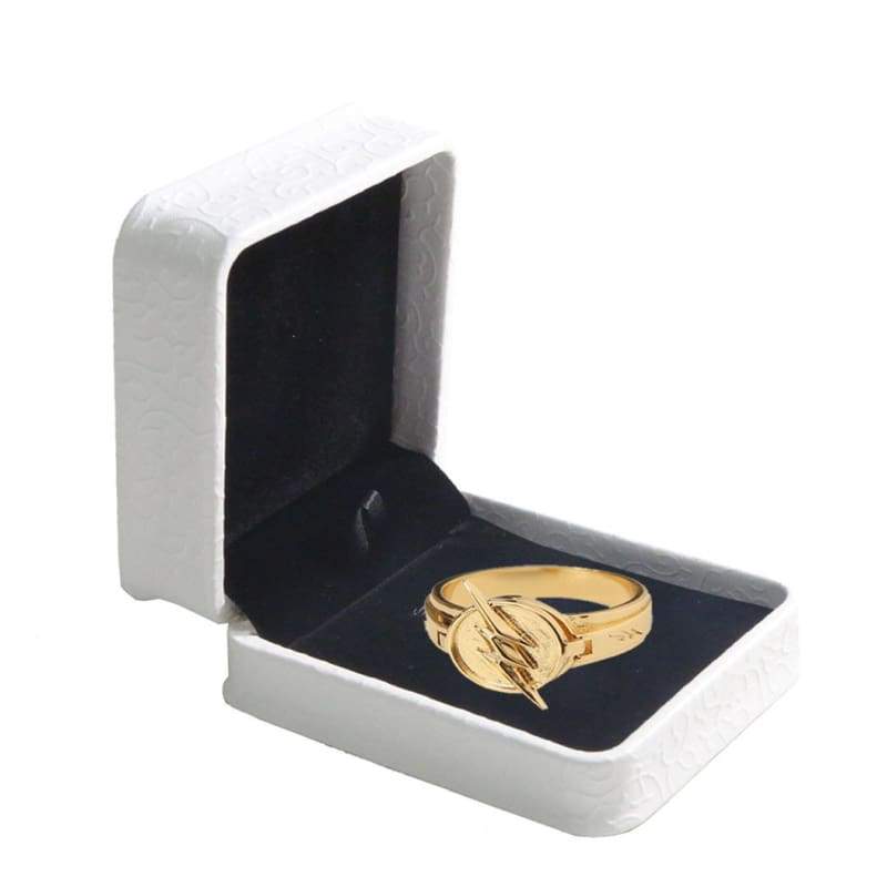 xcoser-de,Xcoser Reverse Flash Ring Cosplay Zinc Alloy Golden Ring Cosplay Prop,Jewelry
